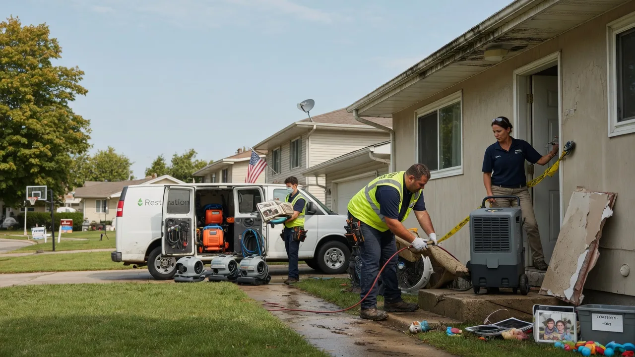 Water Damage Restoration in New Bedford, PA near me